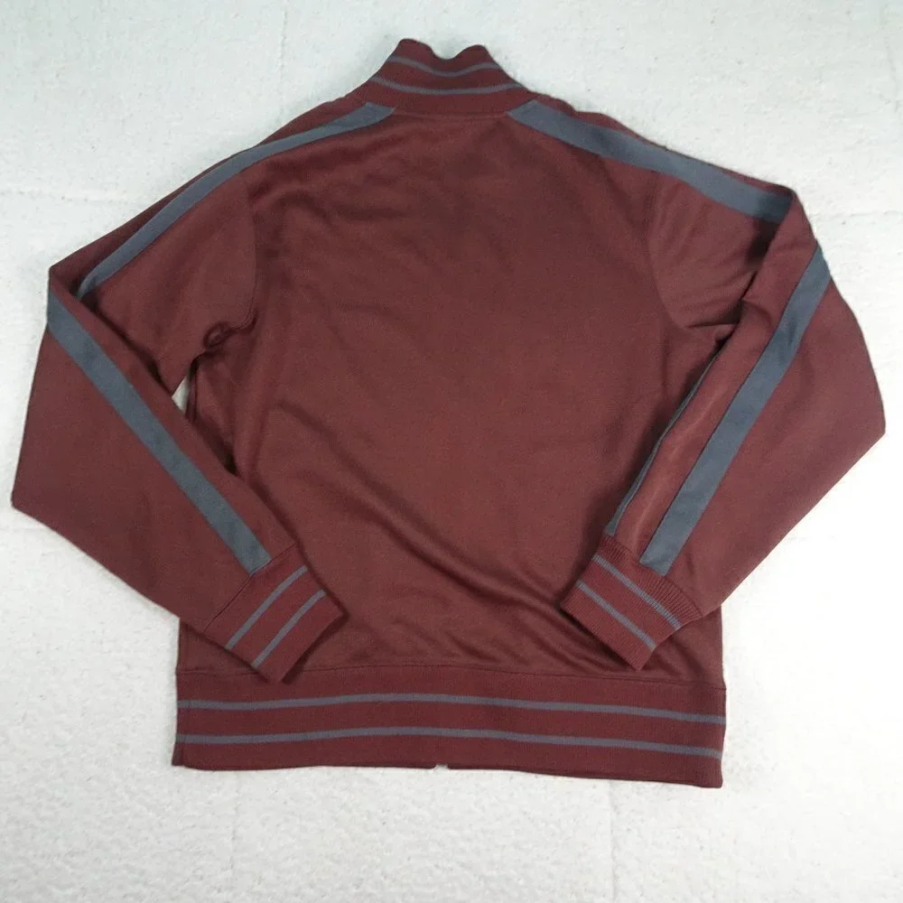 North Face Burgundy Full Zip Jacket Size Small
